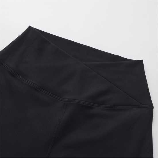La Gear Crossover-Waist Flared Leggings Womens Black La Gear Crossover-Waist Flared Leggings Womens Black
