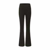 La Gear Crossover-Waist Flared Leggings Womens Brown La Gear Crossover-Waist Flared Leggings Womens Brown