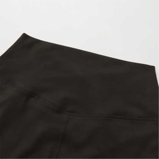La Gear Crossover-Waist Flared Leggings Womens Brown La Gear Crossover-Waist Flared Leggings Womens Brown