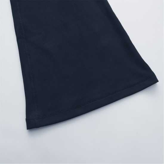 LA Gear LA Gear Crossover-Waist Flared Leggings Womens Blue LA Gear LA Gear Crossover-Waist Flared Leggings Womens Blue