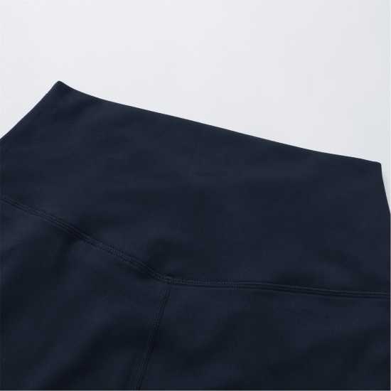 LA Gear LA Gear Crossover-Waist Flared Leggings Womens Blue LA Gear LA Gear Crossover-Waist Flared Leggings Womens Blue