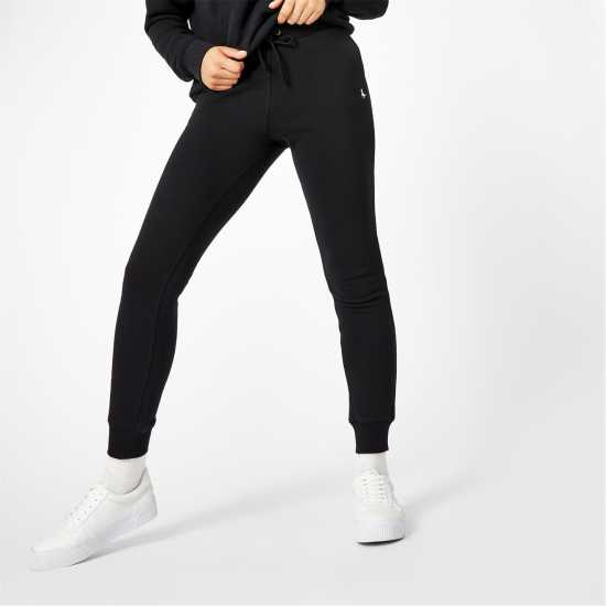 Дамски долнища на анцуг Jack Wills Astbury Pheasant Logo Joggers Черно Jack Wills Astbury Pheasant Logo Joggers Черно Дамски долнища на анцуг