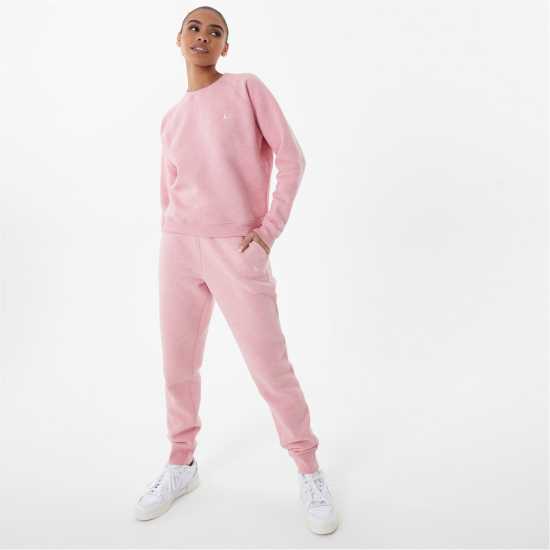 Дамски долнища на анцуг Jack Wills Astbury Pheasant Logo Joggers Розово Марл Jack Wills Astbury Pheasant Logo Joggers Розово Марл Дамски долнища на анцуг