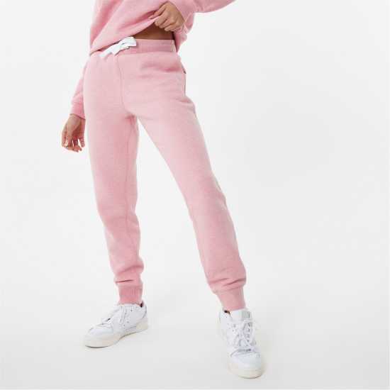 Jack Wills Astbury Pheasant Logo Joggers Pink Marl Дамски долнища на анцуг