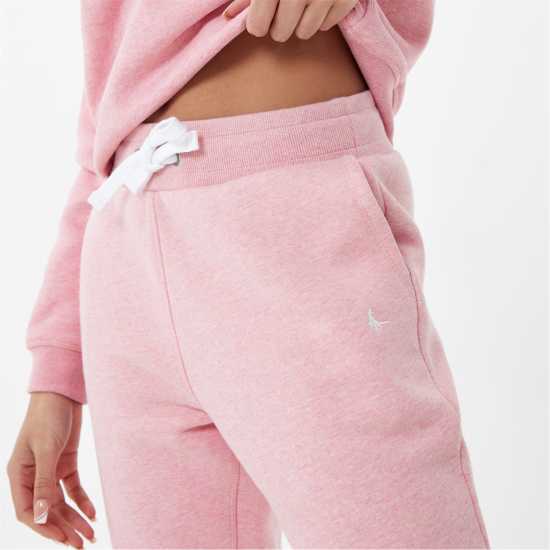 Дамски долнища на анцуг Jack Wills Astbury Pheasant Logo Joggers Розово Марл Jack Wills Astbury Pheasant Logo Joggers Розово Марл Дамски долнища на анцуг
