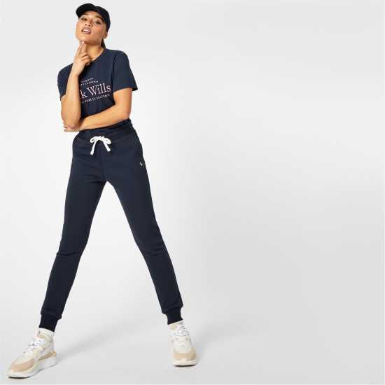 Дамски долнища на анцуг Jack Wills Astbury Pheasant Logo Joggers Морска синьо Jack Wills Astbury Pheasant Logo Joggers Морска синьо Дамски долнища на анцуг