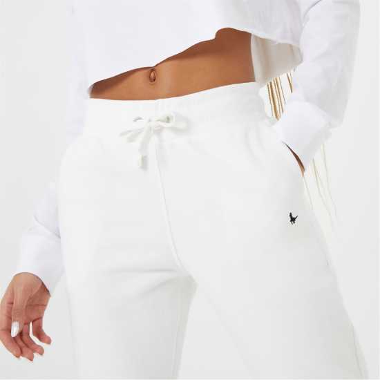 Дамски долнища на анцуг Jack Wills Astbury Pheasant Logo Joggers Винтажно бяло Jack Wills Astbury Pheasant Logo Joggers Винтажно бяло Дамски долнища на анцуг