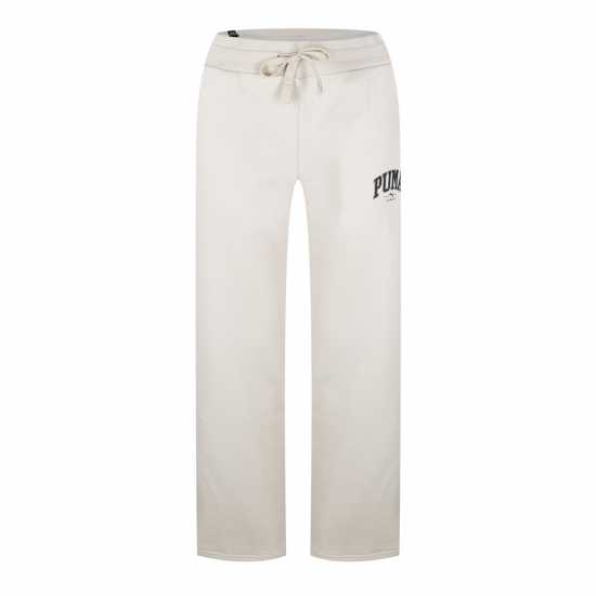 Puma Squad Wide Leg Pants Fl Joggers Womens Алпийска сняг Дамски долнища на анцуг