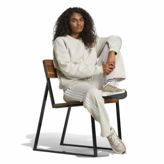 Дамски долнища на анцуг Adidas Essentials 3-Stripes Open-Hem Fleece Joggers Womens Adidas Essentials 3-Stripes Open-Hem Fleece Joggers Womens Дамски долнища на анцуг