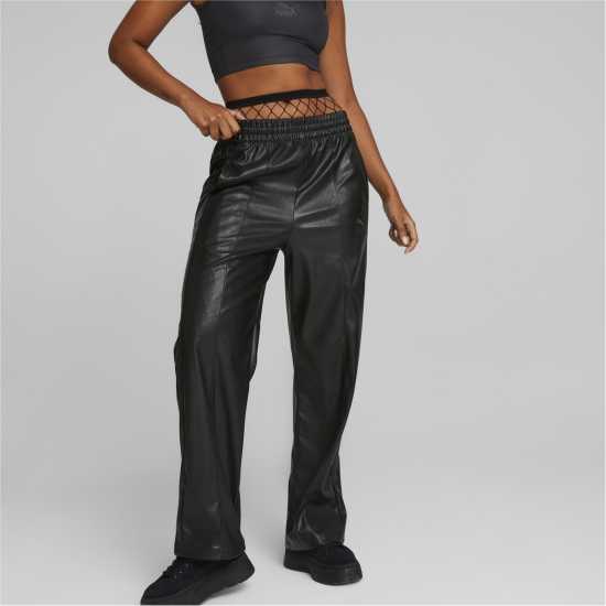 Puma Faux Leather Trousers  Дамско облекло плюс размер