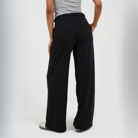Brave Soul Bs Womens Wide Leg Jogger With Contrast Double Waistband Detail  