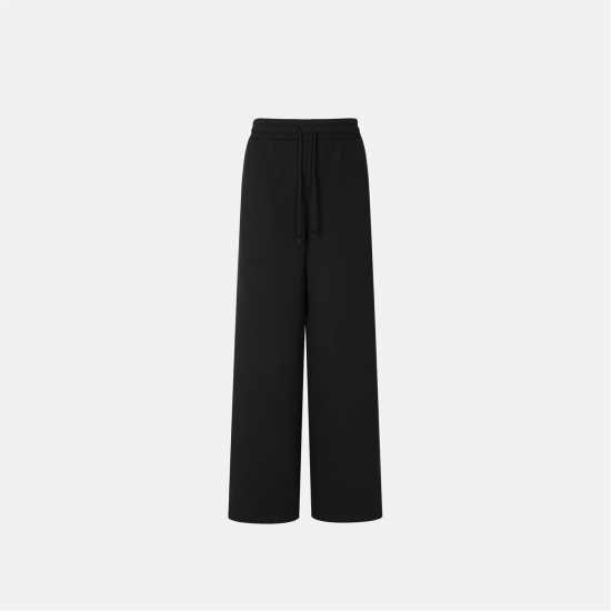 Slazenger Wide Leg Pant Womens Black Дамски долнища на анцуг