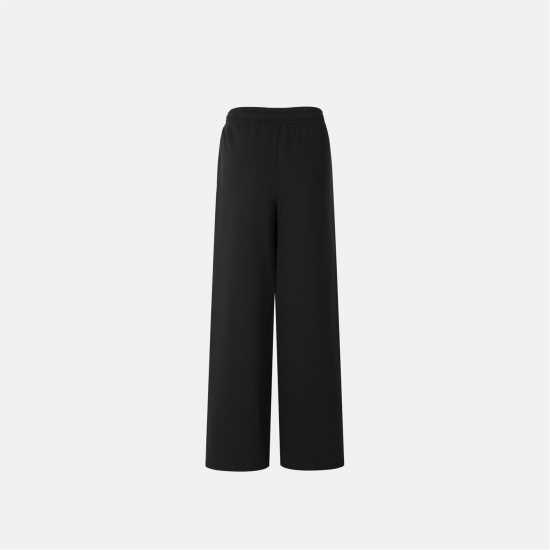 Slazenger Wide Leg Pant Womens Black Дамски долнища на анцуг