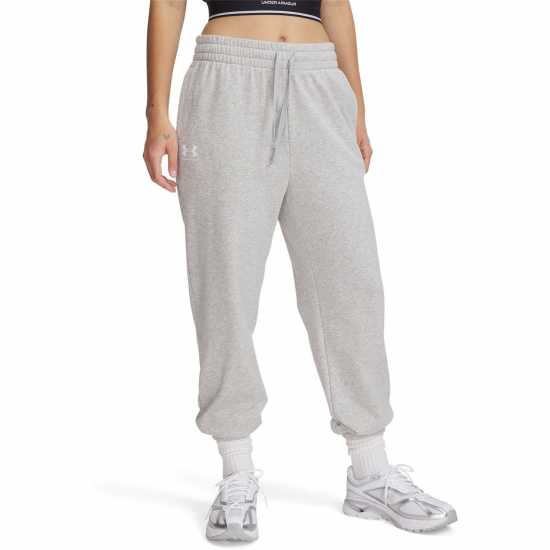 Under Armour Under Armour Ua Rival Terry Jogger Joggers Womens Gray 