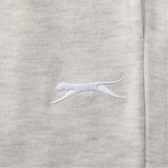 Дамски долнища на анцуг Slazenger Fleece Jogging Bottoms Womens Ice Grey Marl Slazenger Fleece Jogging Bottoms Womens Ice Grey Marl Дамски долнища на анцуг