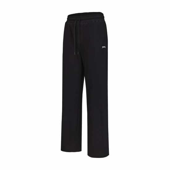 Slazenger Fleece Jogging Bottoms Womens Black Дамски долнища на анцуг