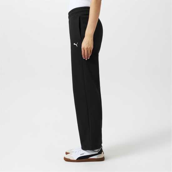 Puma Single Cat Wide Leg Joggers Womens  Дамски долнища на анцуг