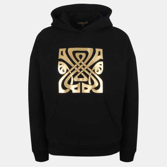 Biba Women's Over-The-Head Logo Fleece Hoodie Черно 
