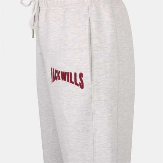 Jack Wills Varsity Wl Pant Ld54 Ice Grey Marl Дамски долнища на анцуг