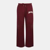 Jack Wills Varsity Wl Pant Ld54 Burgundy Дамски долнища на анцуг