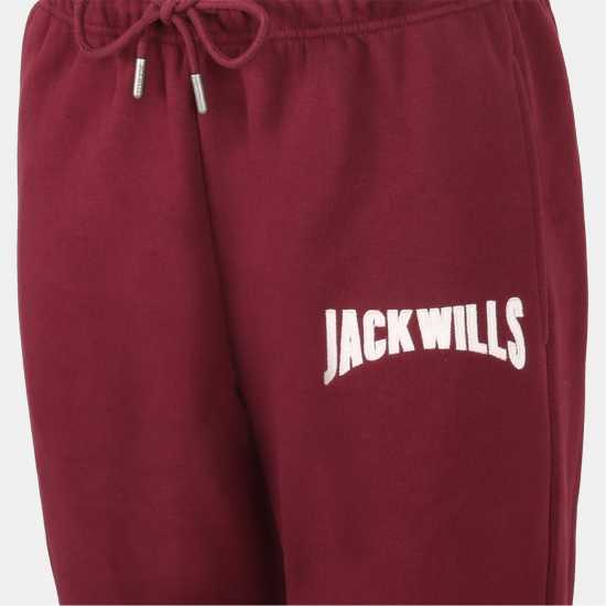 Jack Wills Varsity Wl Pant Ld54 Burgundy Дамски долнища на анцуг