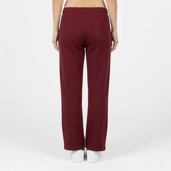 Jack Wills Women's Jw Varsity Open Hem Fleece Joggers Бордово 