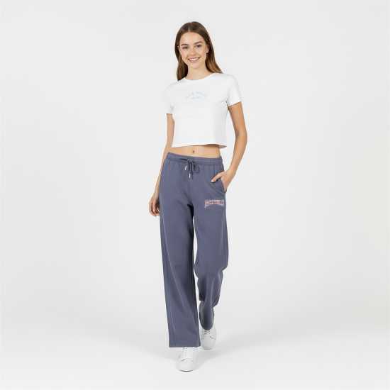 Jack Wills Women's Jw Varsity Open Hem Fleece Joggers Морска синьо 