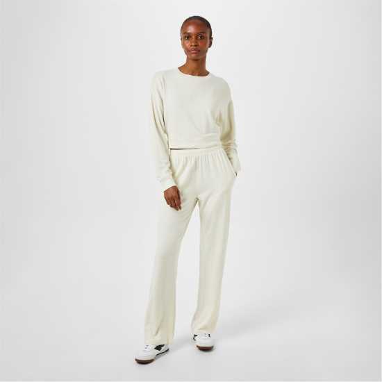 Jack Wills Modal Open Hem Joggers Бяло Дамски долнища на анцуг