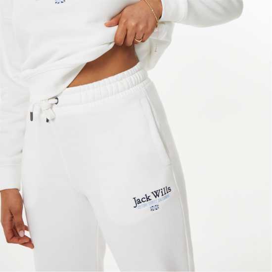 Jack Wills Bayton Relaxed Joggers Винтажно бяло Дамски долнища на анцуг