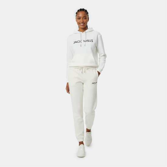 Jack Wills Bayton Relaxed Joggers Womens Винтажно бяло 