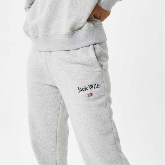 Дамски долнища на анцуг Jack Wills Bayton Relaxed Joggers Сив марл Jack Wills Bayton Relaxed Joggers Сив марл Дамски долнища на анцуг