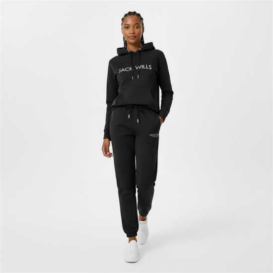 Jack Wills Bayton Relaxed Joggers Womens Черно 
