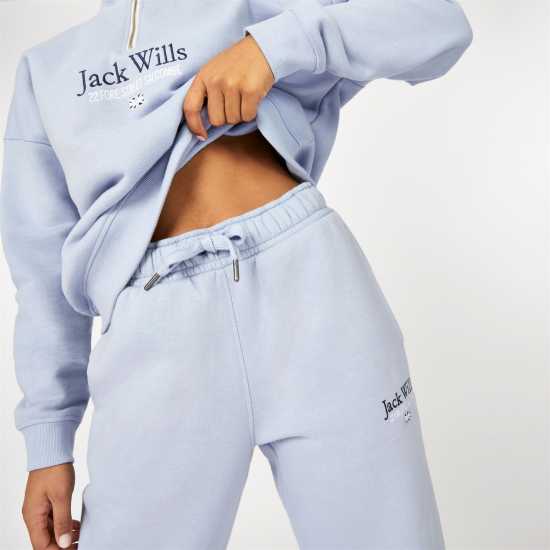Jack Wills Bayton Relaxed Joggers Меко синьо Дамски долнища на анцуг