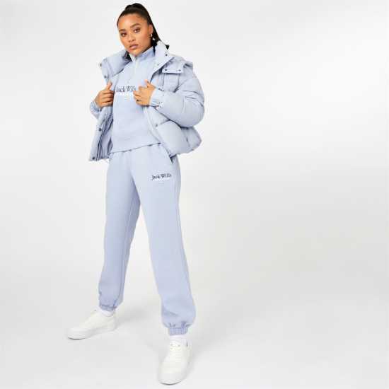 Jack Wills Bayton Relaxed Joggers Меко синьо Дамски долнища на анцуг