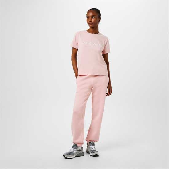 Дамски долнища на анцуг Jack Wills Bayton Relaxed Joggers Меко розово Jack Wills Bayton Relaxed Joggers Меко розово Дамски долнища на анцуг