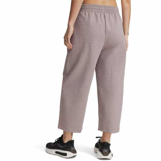 Under Armour Women's Cropped Open Hem Fleece Joggers Gray 