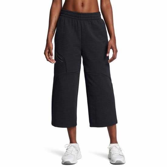 Under Armour Women's Cropped Open Hem Fleece Joggers Черно 