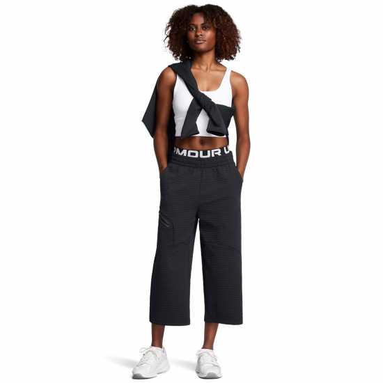 Under Armour Women's Cropped Open Hem Fleece Joggers Черно 