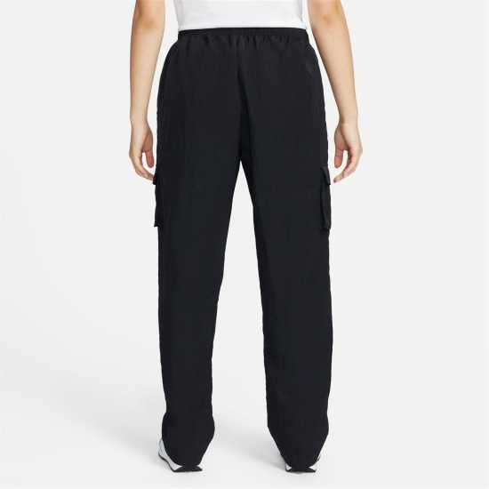 Nike Sportswear Essential Women's High-Rise Woven Cargo Pants Black Дамско облекло плюс размер