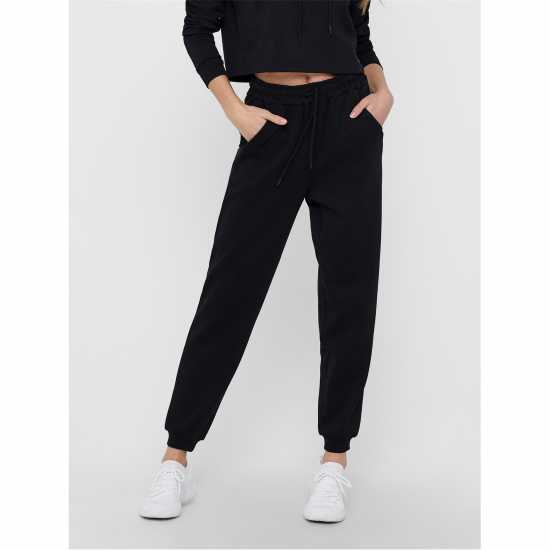 Only Play High Waist Sweat Pants Черно Дамски долнища на анцуг