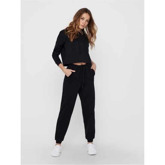 Only Play High Waist Sweat Pants Черно Дамски долнища на анцуг