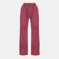 Embroidered Wide Leg Joggers  