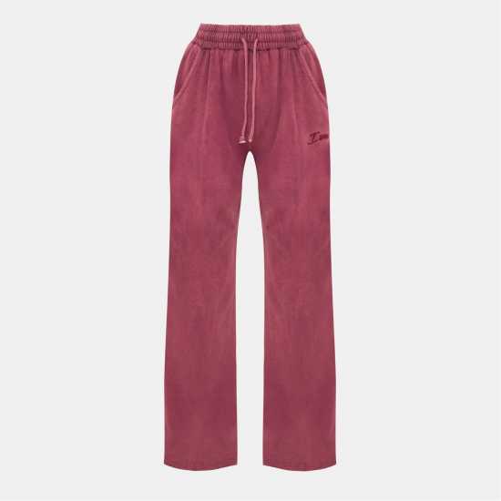 Embroidered Wide Leg Joggers Embroidered Wide Leg Joggers