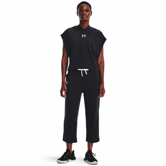 Дамски долнища на анцуг Under Armour Armour Rival Terry Flare Joggers Womens Under Armour Armour Rival Terry Flare Joggers Womens Дамски долнища на анцуг