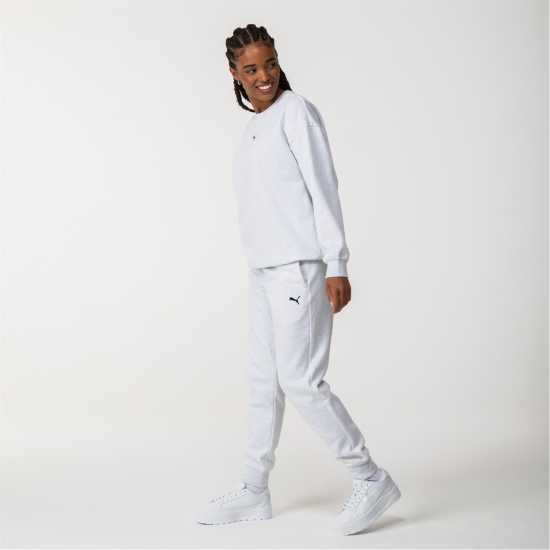 Puma Essential Jogging Bottoms Womens Ледено сиво марл Дамски долнища на анцуг