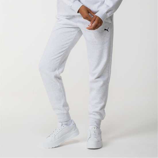 Puma Essential Jogging Bottoms Womens Ледено сиво марл Дамски долнища на анцуг
