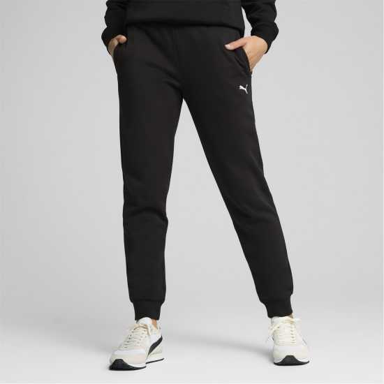 Puma Essential Jogging Bottoms Womens Черно Дамски долнища на анцуг