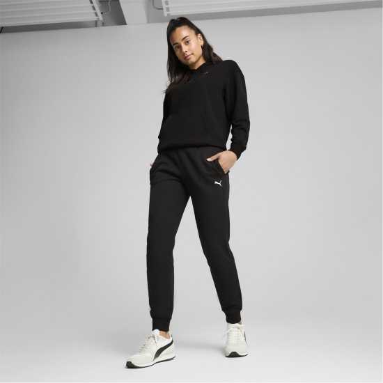 Puma Essential Jogging Bottoms Womens Черно Дамски долнища на анцуг