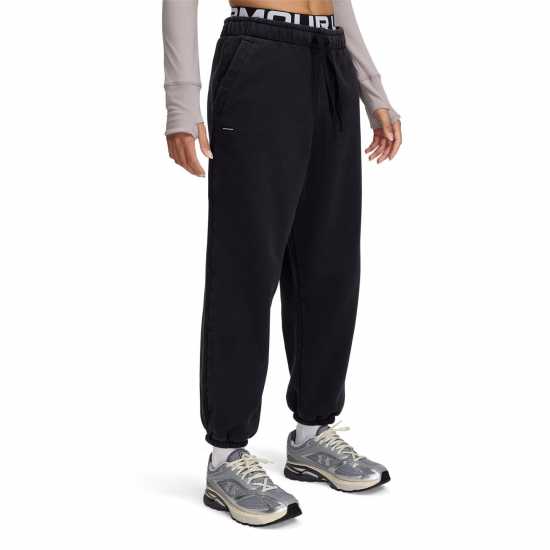 Under Armour Women's Icon Closed Hem Fleece Joggers Черно 