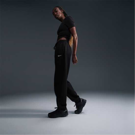 Дамски долнища на анцуг Nike Phoenix Fleece Joggers Womens Черно Nike Phoenix Fleece Joggers Womens Черно Дамски долнища на анцуг